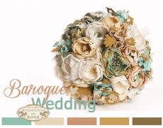 Buchet mireasa "Baroque Wedding"