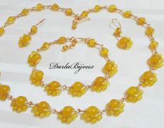 Set agate galbene