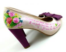 Pantofi cu versuri "La vie en rose
