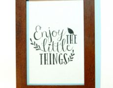 Mini tablou - Enjoy the little things (II)