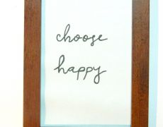 Mini tablou - Choose happy