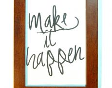 Mini tablou - Make it happen