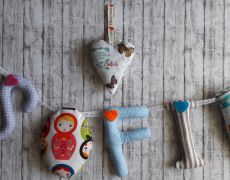 SOFIA, nume decorativ personalizat, camera copii, jucarii, accesorii, fetite, baieti, stelute, dungi, flori, casa si gradina, fetru, handmade