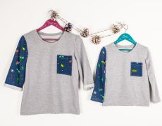 Set Bluze Asortate Mama Fiu, Bluze Asortate Casual, Bluze Asortate Aniversare, Bluze Mama Fiica Petrecere- Spatiu