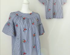Set Rochii Mama Fiica, Rochii Asortate Sedinta Foto, Rochii Prima Aniversare, Rochii la fel, Rochii cu Broderie, Set Mama Fiica Vara