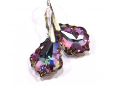 Cercei mari stralucitori din Cristale Swarovski baroc - CE295.3 - Cercei casual delicati, cercei eleganti, cercei romantici