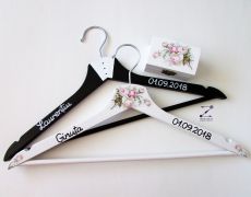 Set umerase miri si cutiuta verighete cu flori, umerase miri flori, cutiuta verighete flori, set nunta trandafiri, set umerase miri elegant, set umerase miri vintage