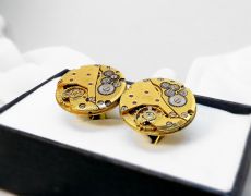 Butoni de camasa mecanici, Butoni steampunk, mecanism de ceas, Butoni unicati, Butoni de nunta