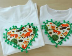 Tricouri Asortate Mama Fetita, Tricouri la Fel, Tricouri Petrecere Vulpite, Tricou Mama Copil- Vulpi