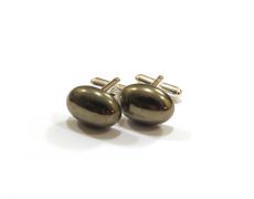 Butoni camasa barbati - Argint 925 si Pirita auriu vintage - BU663 - Butoni pietre semipretioase, butoni unisex argint, butoni eleganti, butoni ocazie