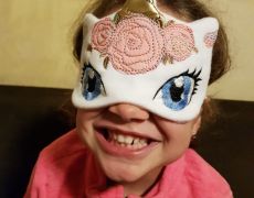 Ochelari de somn Unicorn Masca de somn Cadou personalizat pentru copii fetite Accesoriu calatorie
