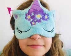 Ochelari de somn Unicorn Masca de somn Cadou personalizat pentru copii fetite Accesoriu calatorie