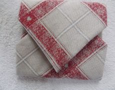 Șervețel textil - ambalaj reutilizabil ecologic cu arici pentru sandwich, gustări, alimente