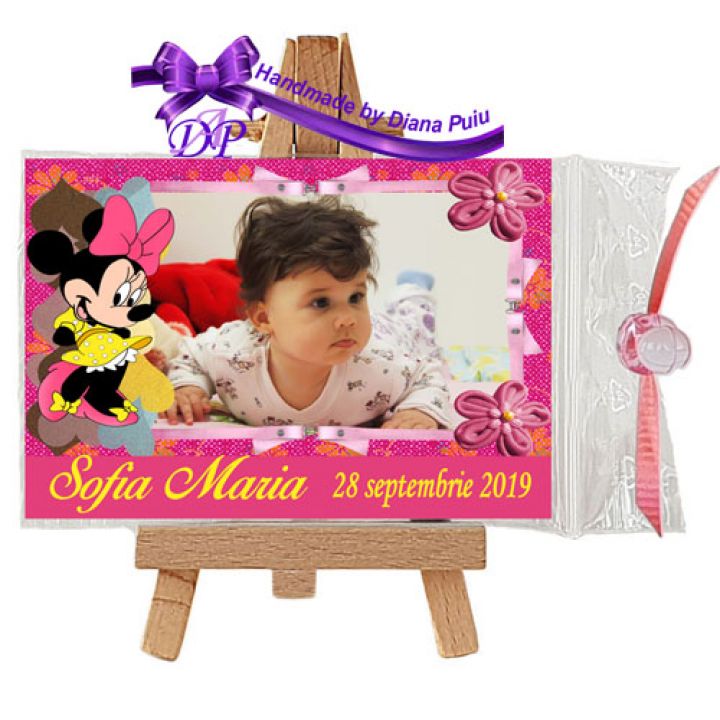 Marturii Botez Magneti Minnie Mouse Mfm 27 Breslo