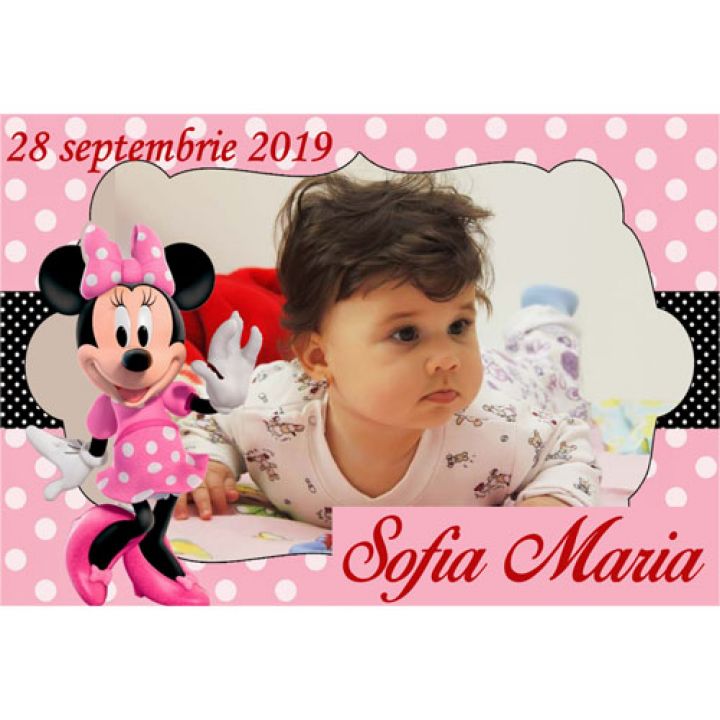 Marturii Botez Magneti Minnie Mouse Mfm 3 Breslo